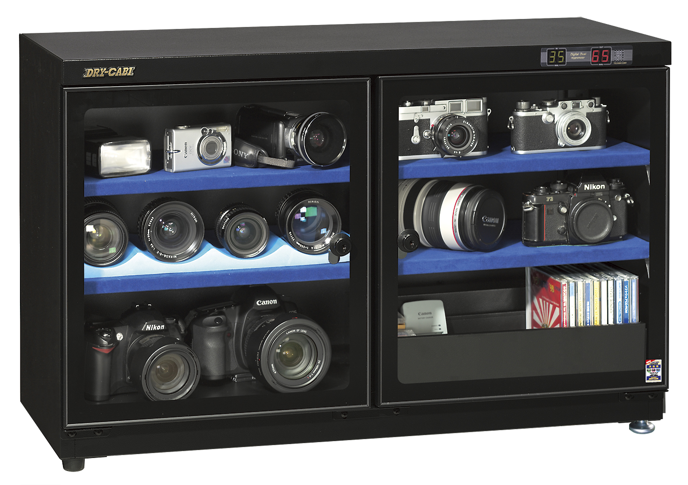 中型 カメラ22～33台収納｜防湿庫（カメラ・レンズ保管）のトーリ・ハン